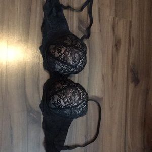 Black and Tan lace push up bra from La Senza